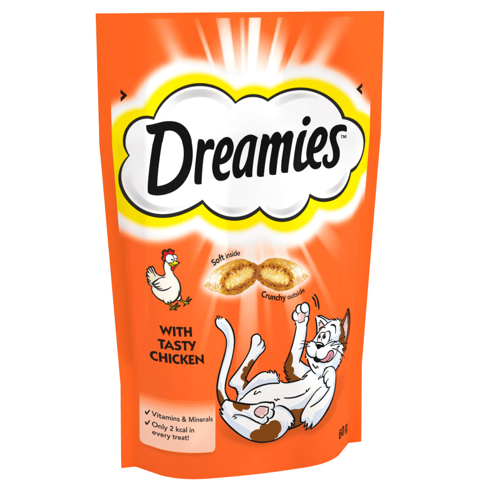 Dreamies Cat Treat Biscuits With Chicken 60g