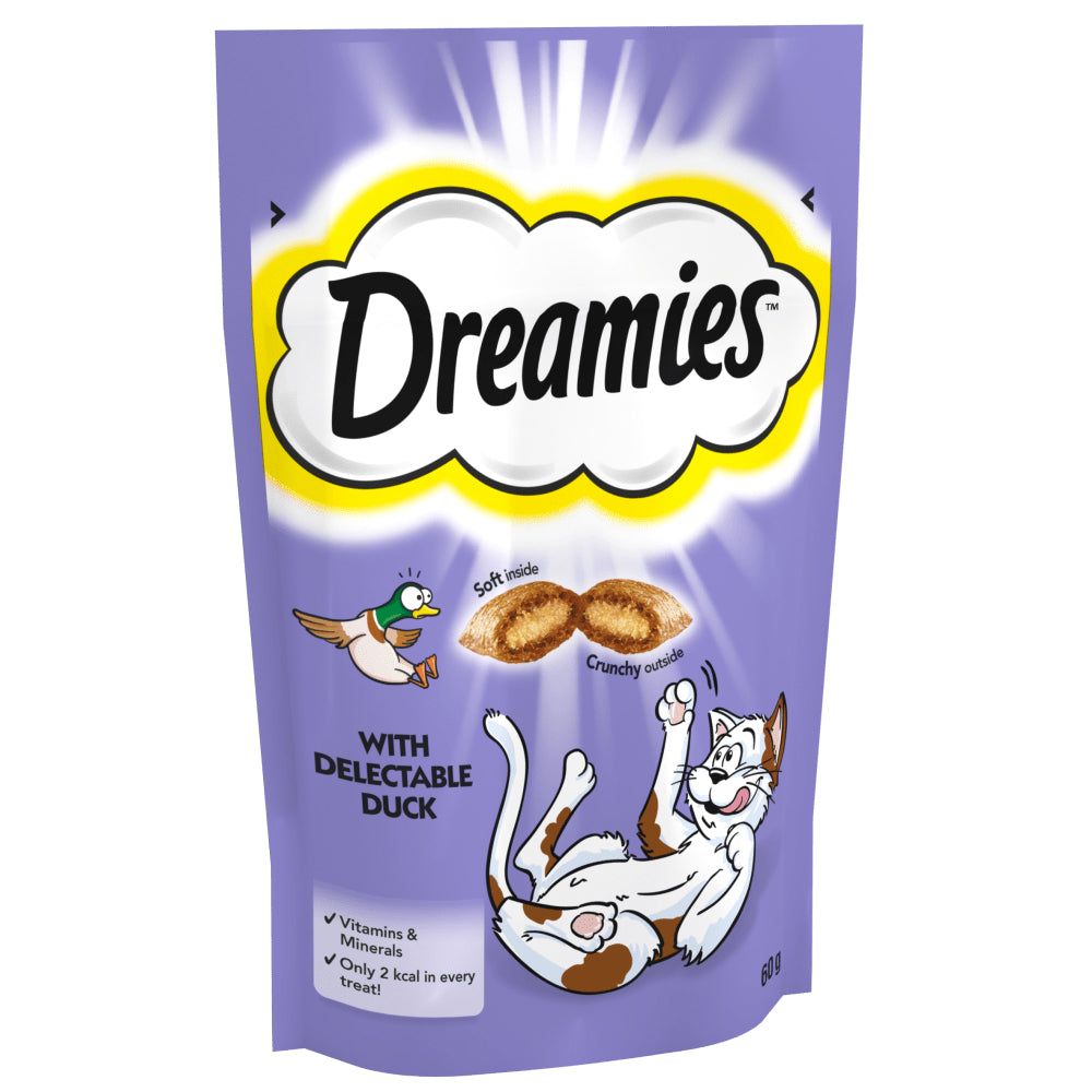 Dreamies Cat Treat Biscuits With Duck 60g