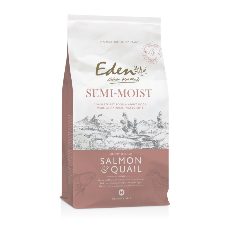 Eden Dog - Semi-Moist Salmon & Quail 10kg