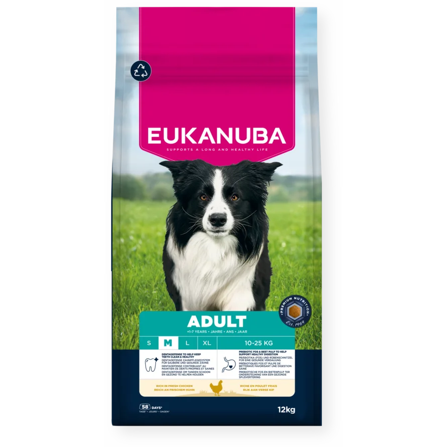 Eukanuba Adult Medium Breed Chicken 12kg