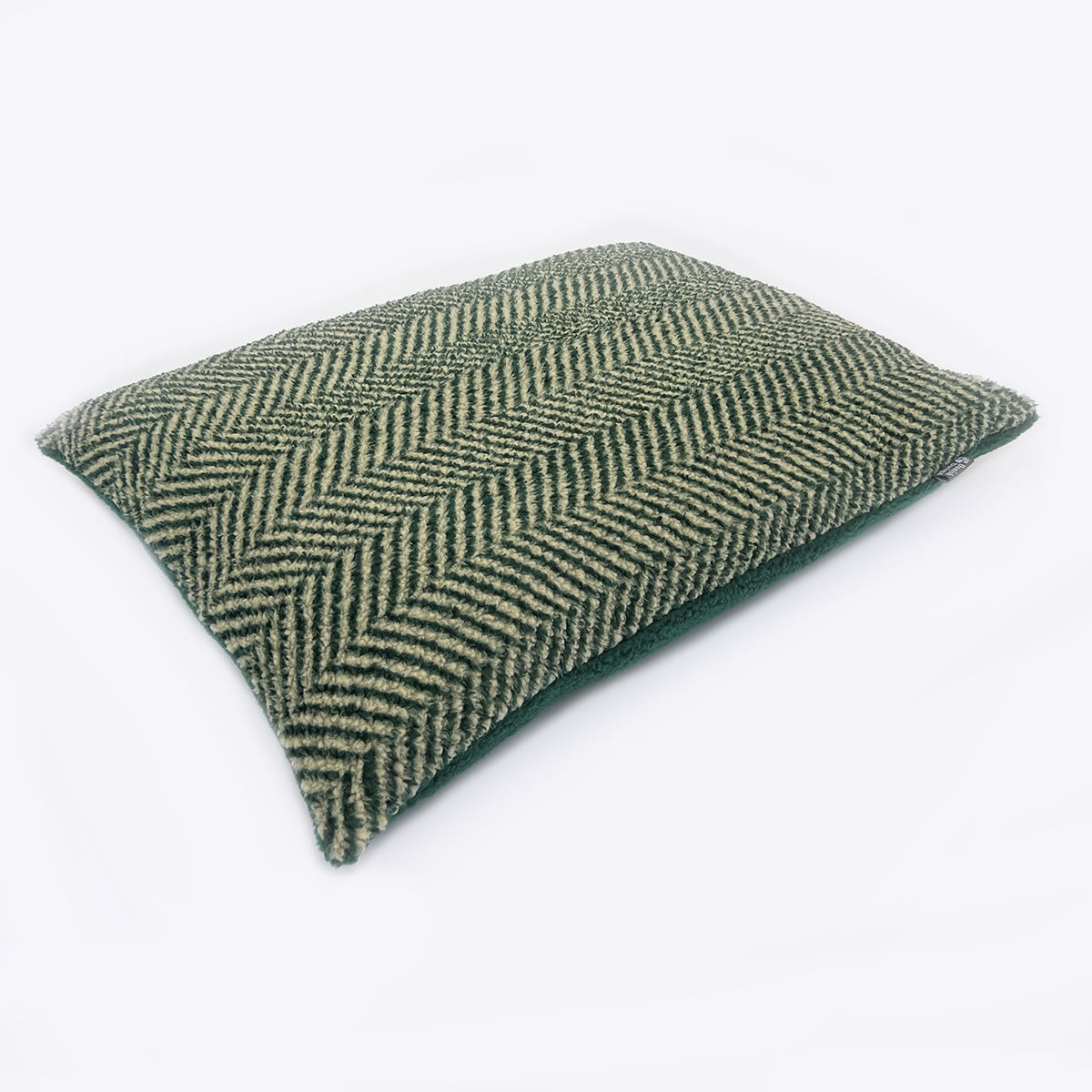 Danish Design Sherpa Fleece Green Herringbone Deep Duvet Large