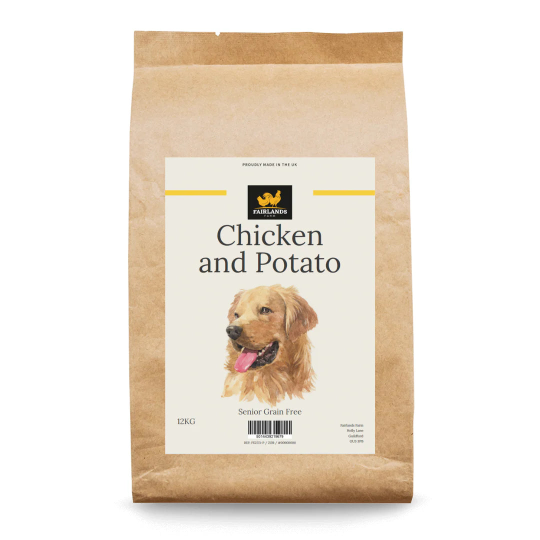 Fairlands Farm Working Dog Grain Free Senior Chicken & Potato 12kg