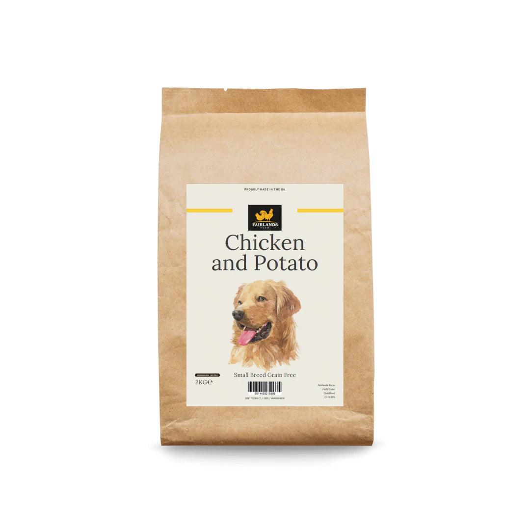 Fairlands Farm Working Dog Grain Free Adult Small Breed Chicken & Potato 2kg
