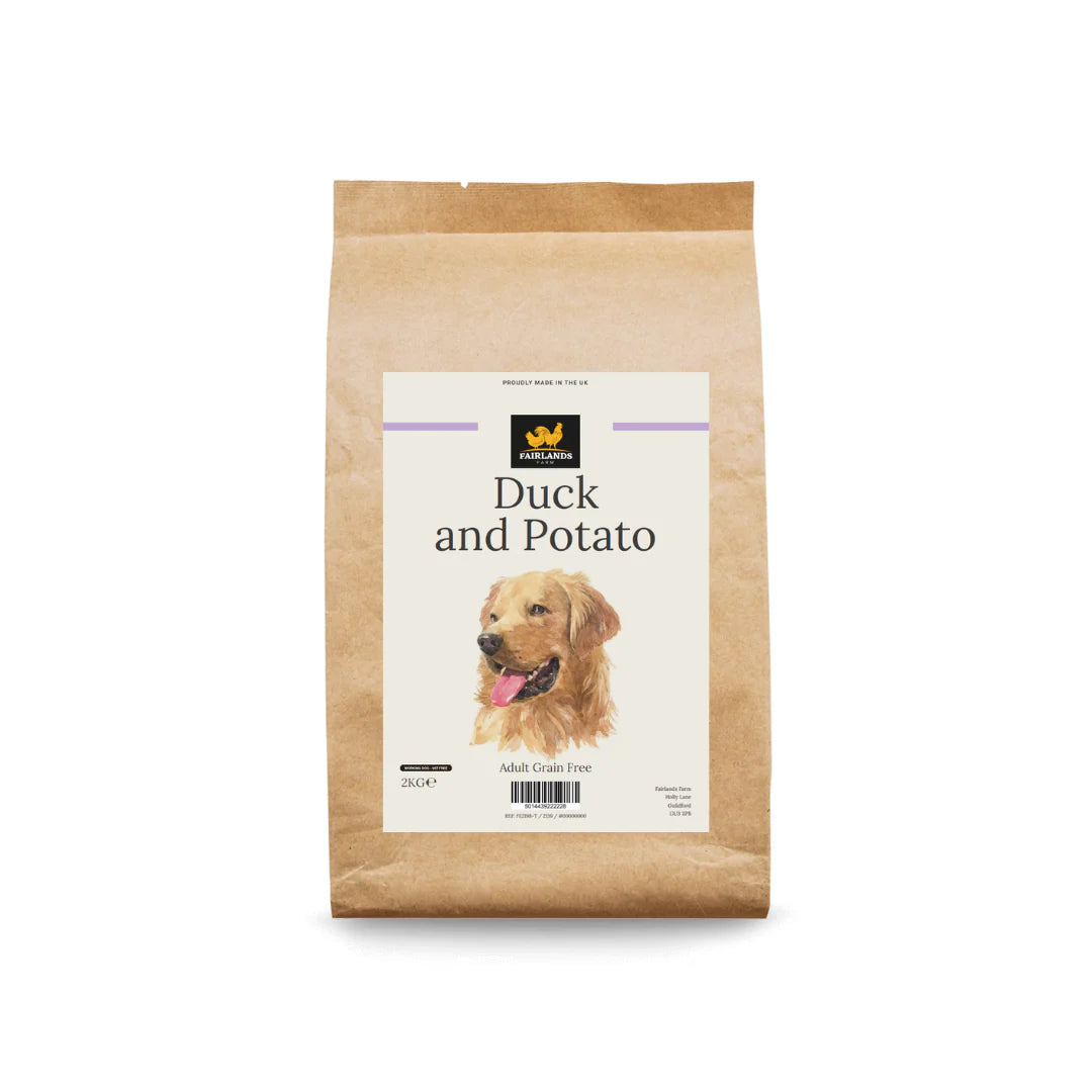 Fairlands Farm Working Dog Grain Free Adult Duck & Potato 2kg