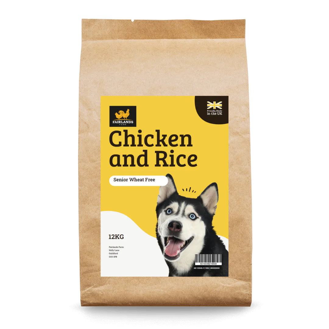 Fairlands Farm Working Dog Wheat Free Lite Senior Chicken & Rice 12kg