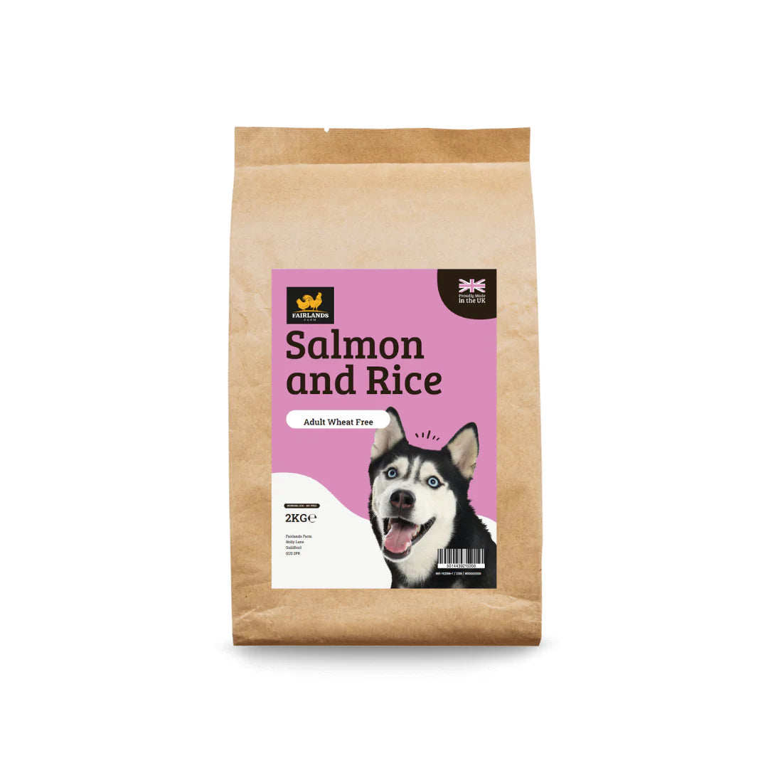 Fairlands Farm Working Dog Wheat Free Salmon & Rice 2kg