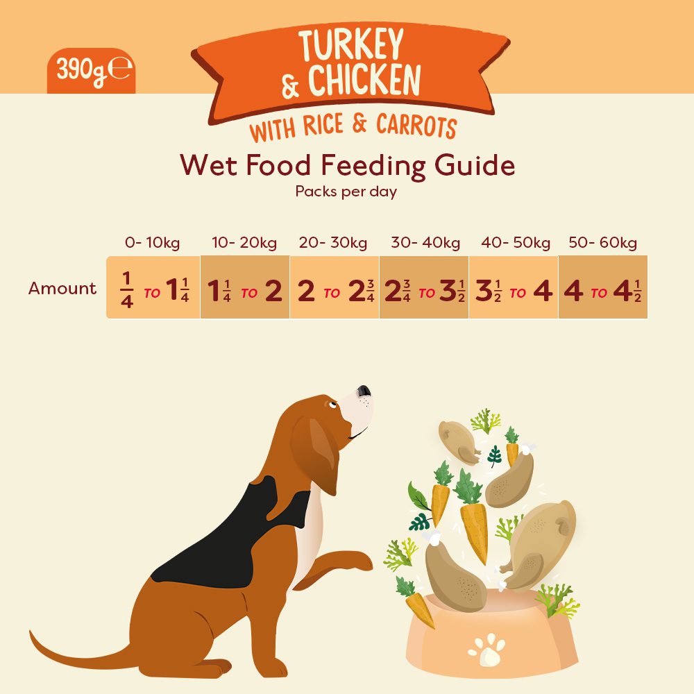 Nature Diet Dog - Turkey & Chicken 18x390g