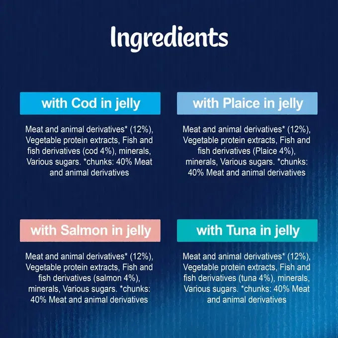 Felix As Good As It Looks Ocean Feasts in Jelly Wet Cat Food 40x100g