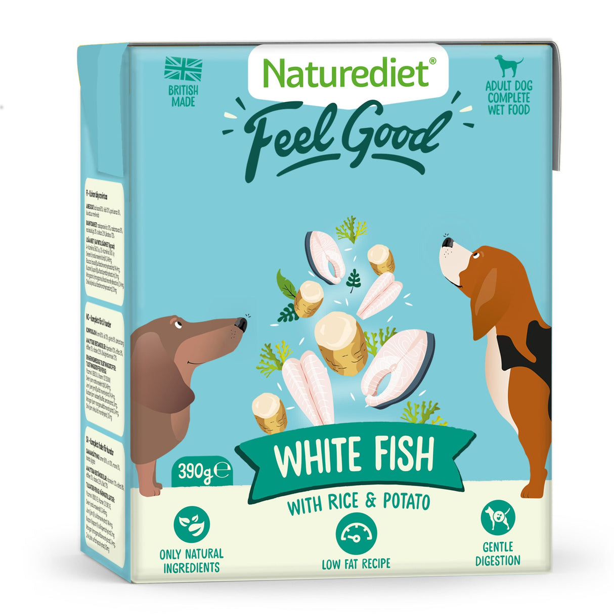 Nature Diet Dog - Fish & Rice 18x390g