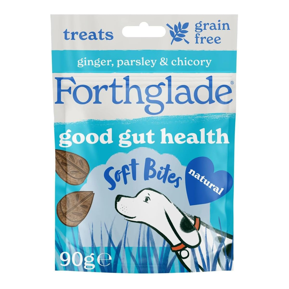 Forthglade Digestive Health Multi-Functional Soft Bites With Parsley, Ginger & Chicory 90g