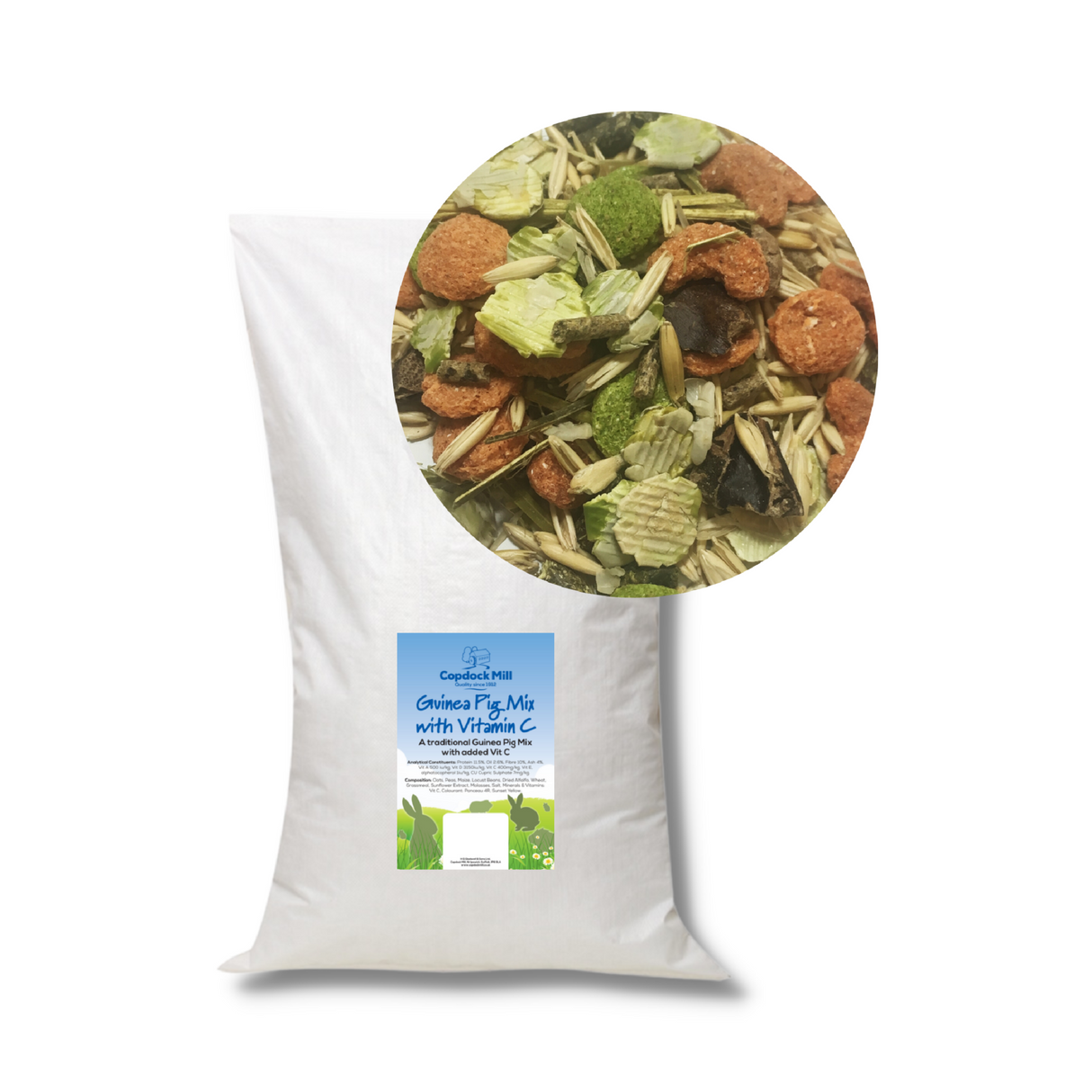 Copdock Mill Guinea Pig Mix With Vitamin C 12.5kg