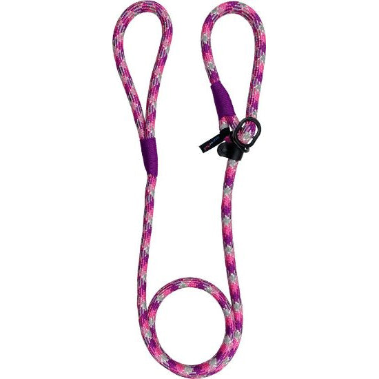 Hem & Boo High Performance Reflective Rope Slip Lead Purple/ Pink 150cm