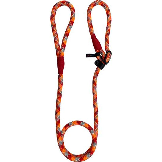 Hem & Boo High Performance Reflective Rope Slip Lead Red/ Orange 150cm