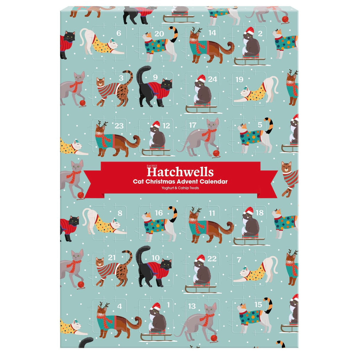 Hatchwells Cat Christmas Advent Calendar