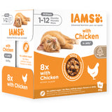 Iams Delights Wet Kitten Food Chicken In Jelly 8x85g