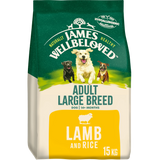 James Wellbeloved Dog - Adult Large Breed Lamb & Rice 15kg