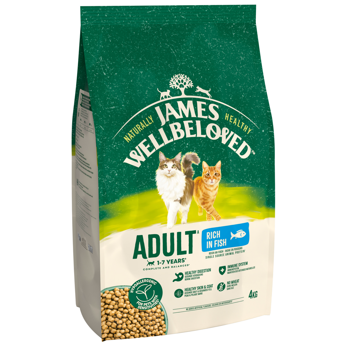 James Wellbeloved Cat - Adult Fish 4kg