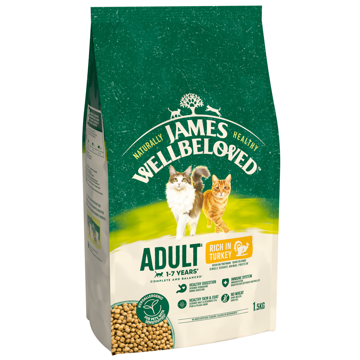 James Wellbeloved Cat - Adult Turkey 1.5kg
