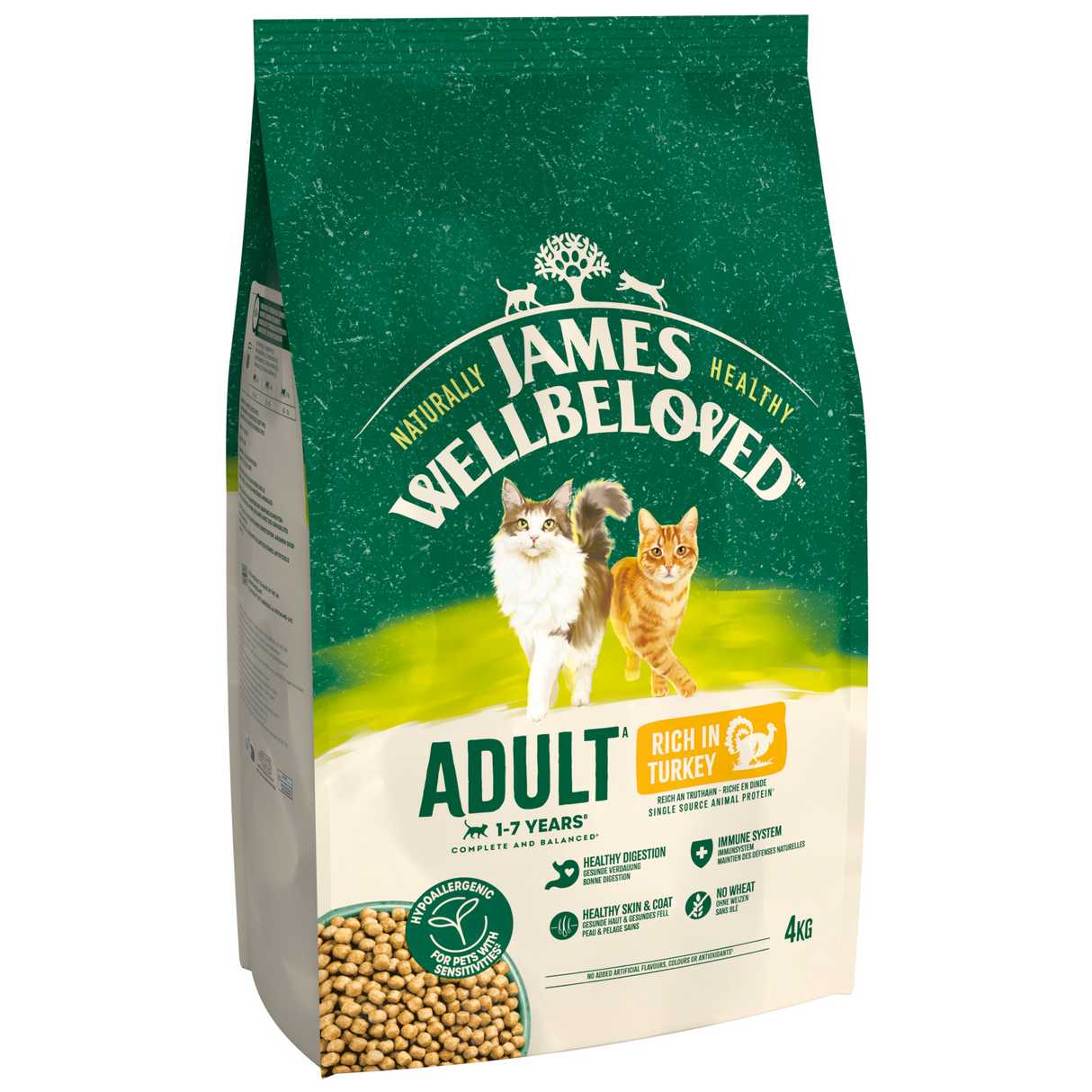 James Wellbeloved Cat - Adult Turkey 4kg