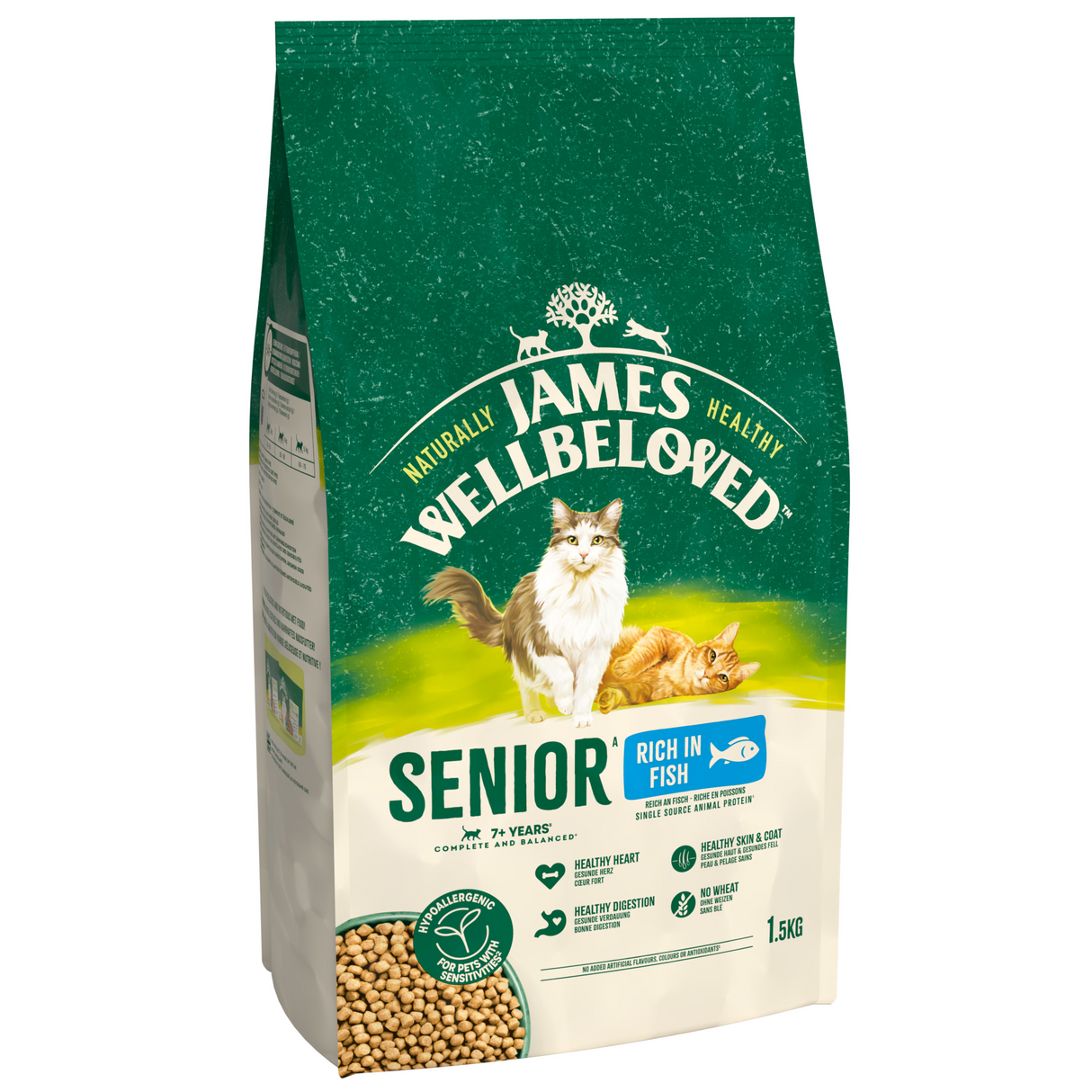 James Wellbeloved Cat - Senior Fish 1.5kg