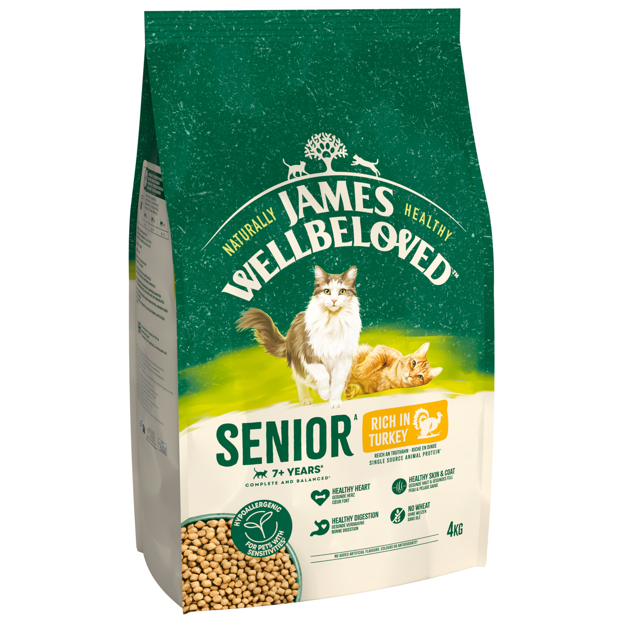 James Wellbeloved Cat - Senior Turkey 4kg