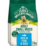 James Wellbeloved Dog - Adult Small Breed Fish & Rice 7.5kg