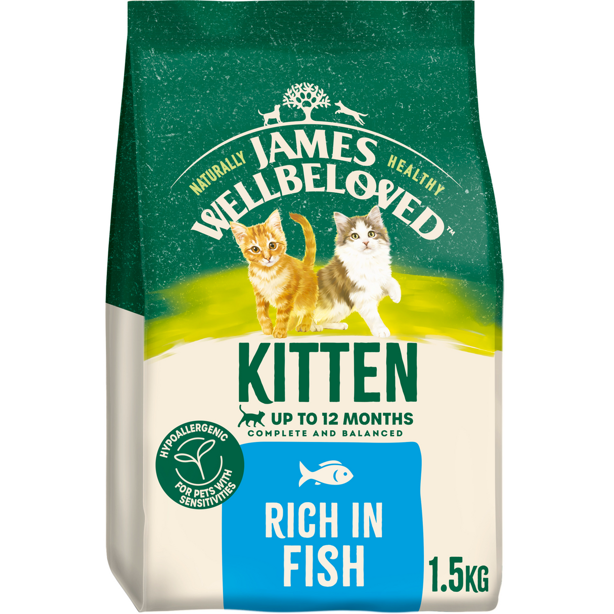 James Wellbeloved Kitten - Fish 1.5kg