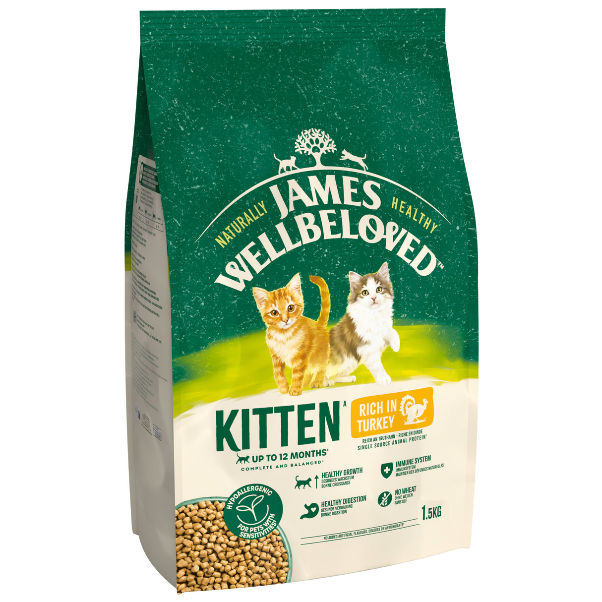 James Wellbeloved Kitten - Turkey 1.5kg