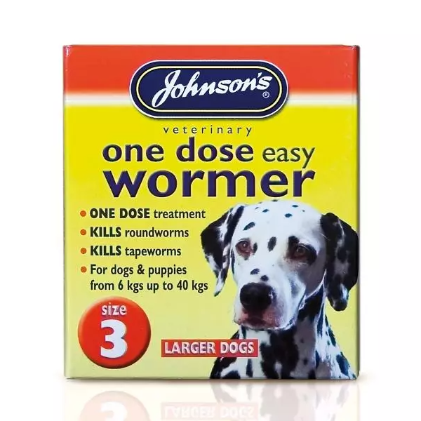 Johnsons One Dose Easy Wormer Size 3 (4 Tabs)