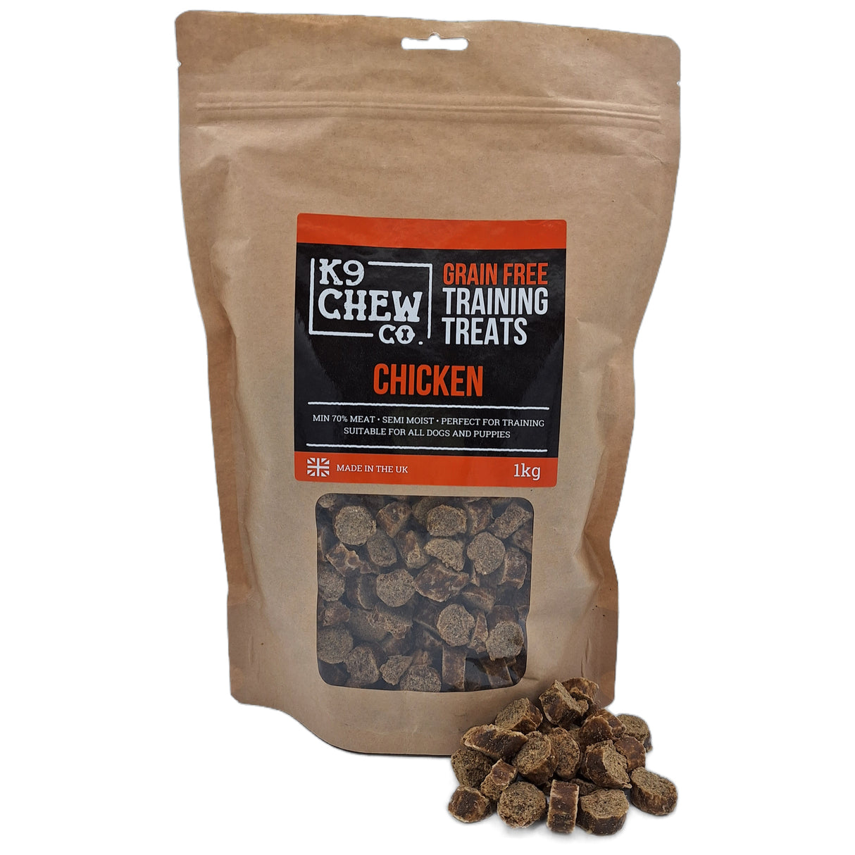 K9 Chew Co Grain Free Training Treats Chicken 1kg
