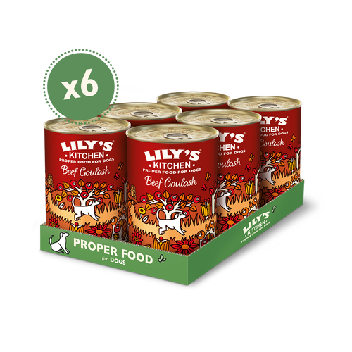 Lily's Kitchen Dog Tin Beef Goulash 6x400g