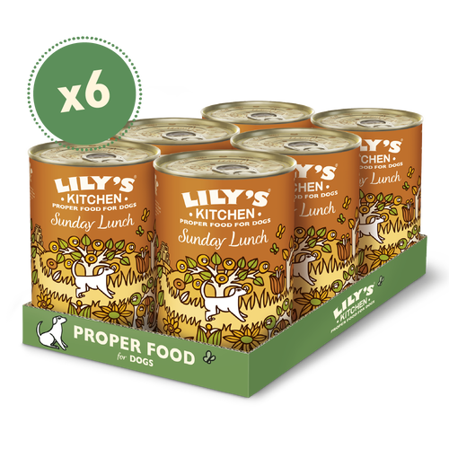 Lily's Kitchen Dog Tin Sunday Lunch 6x400g