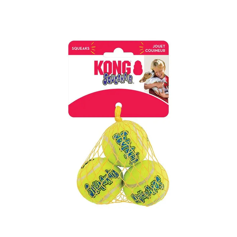 KONG SqueakAir Ball 3 Pack Small