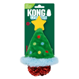 KONG Christmas Holiday Crackles Christmas Tree