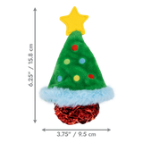 KONG Christmas Holiday Crackles Christmas Tree