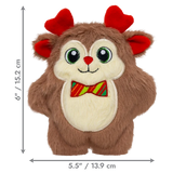Kong Christmas Snuzzles Bow Tie Reindeer Small