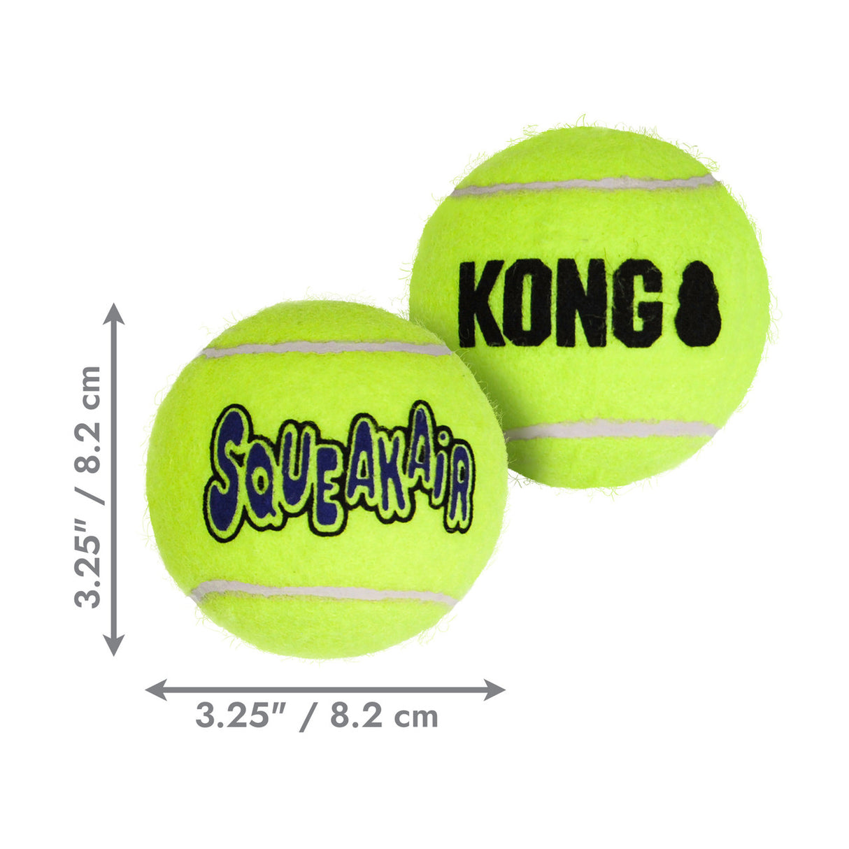 KONG SqueakAir Ball 2 Pack Large