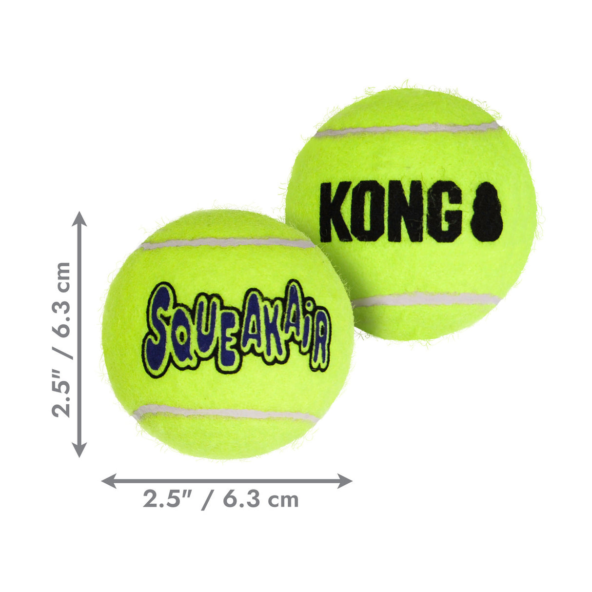 KONG SqueakAir Ball 3 Pack Medium
