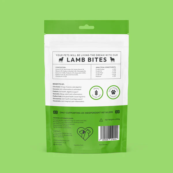 Bros Pets Lamb Bites 100g