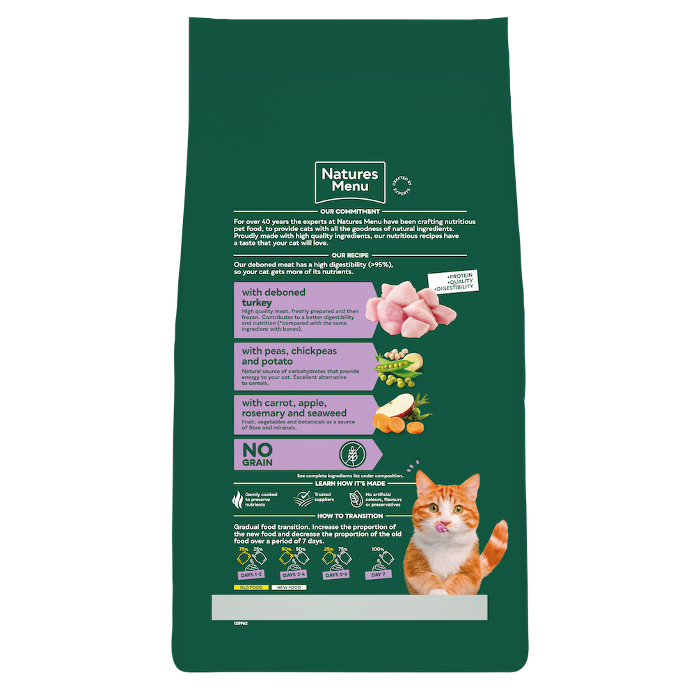 Natures Menu Cat - Adult Turkey 3kg