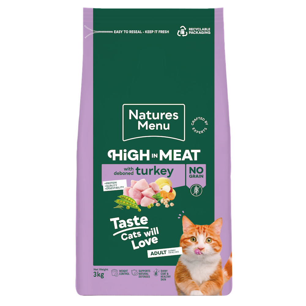 Natures Menu Cat - Adult Turkey 3kg
