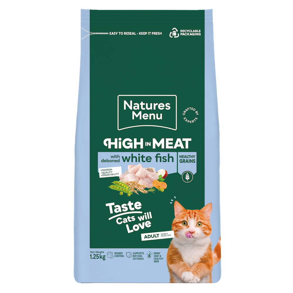 Natures Menu Cat - Adult White Fish 1.25kg
