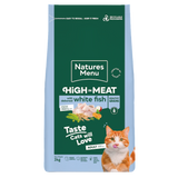 Natures Menu Cat - Adult White Fish 3kg