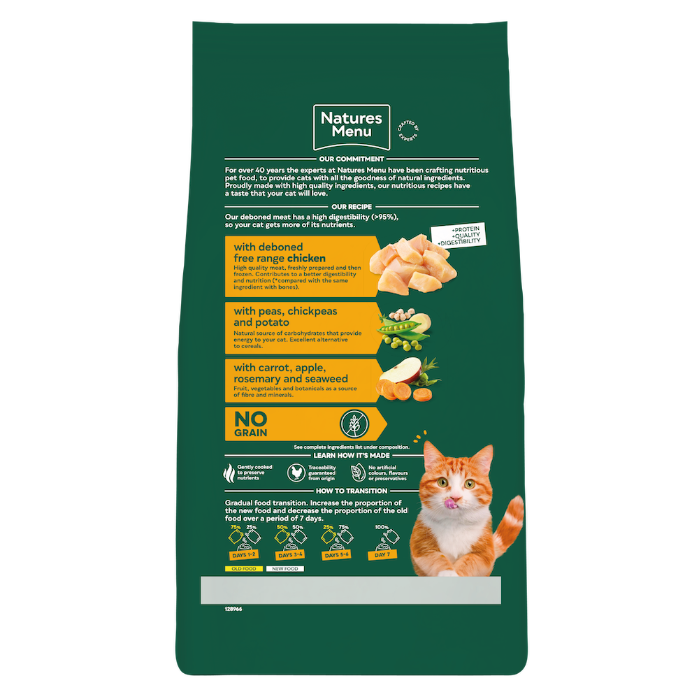 Natures Menu Cat - Adult Chicken 1.25kg