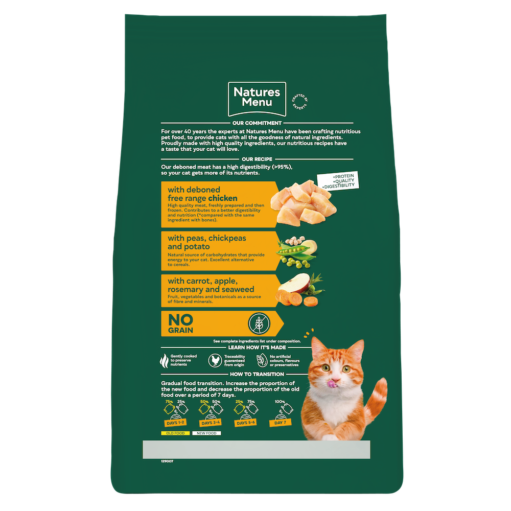 Natures Menu Cat - Adult Chicken 3kg