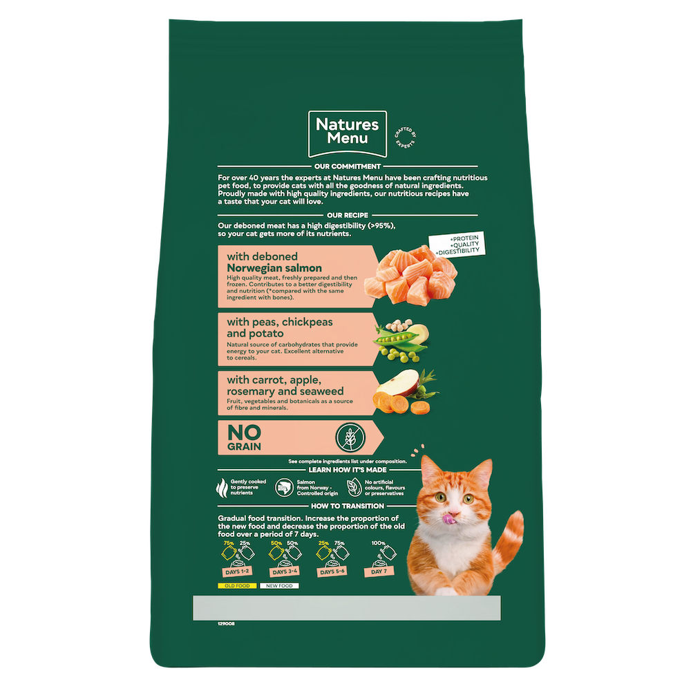 Natures Menu Cat - Adult Salmon 3kg