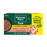 Natures Menu Cat - Adult Multipack Pate Cans 48x85g