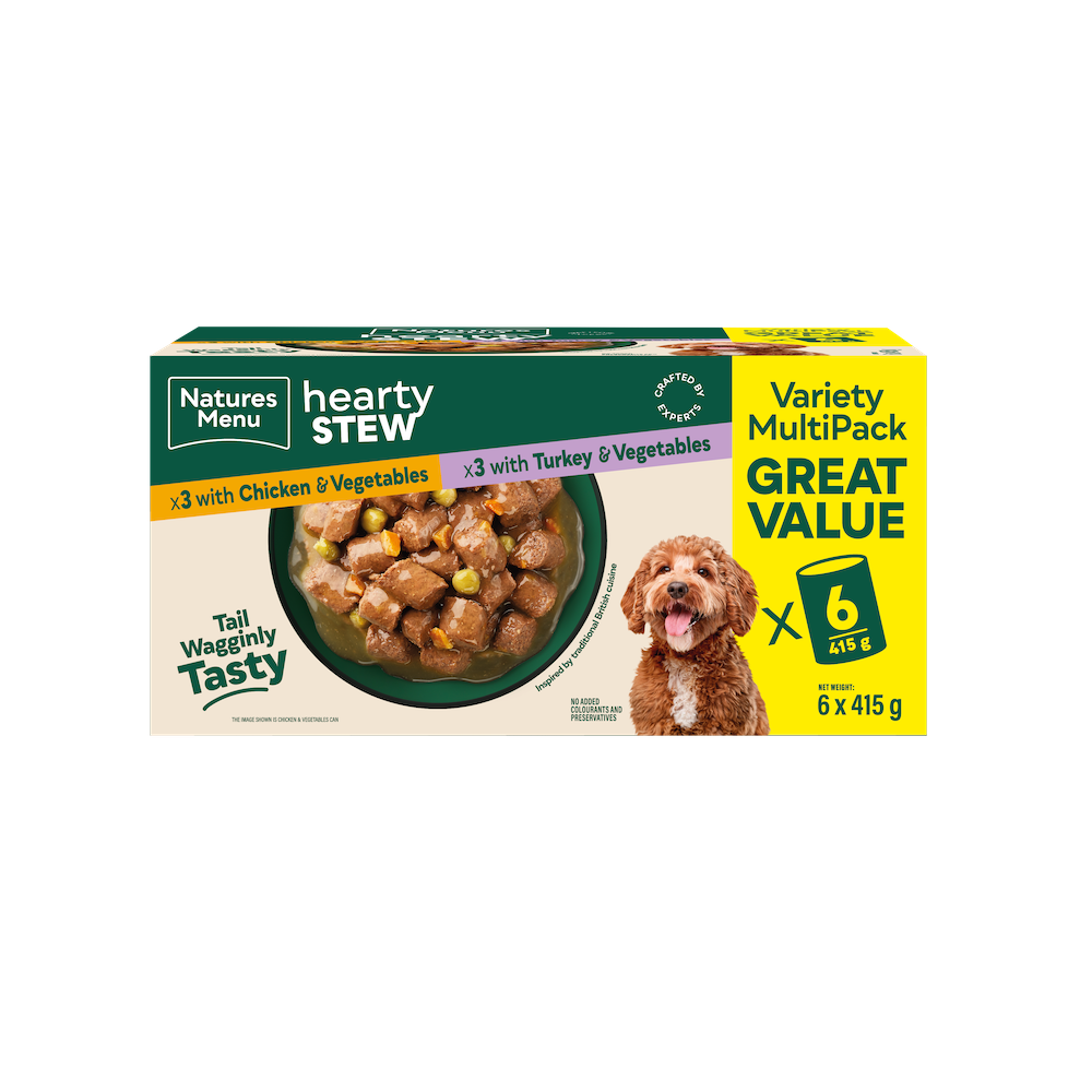 Natures Menu Dog - Chicken & Turkey Stew Cans 6x415g