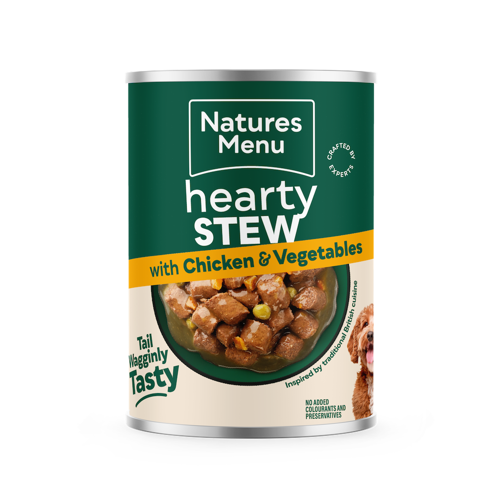 Natures Menu Dog - Chicken, Lamb, Beef, Salmon Stew Cans 12x415g