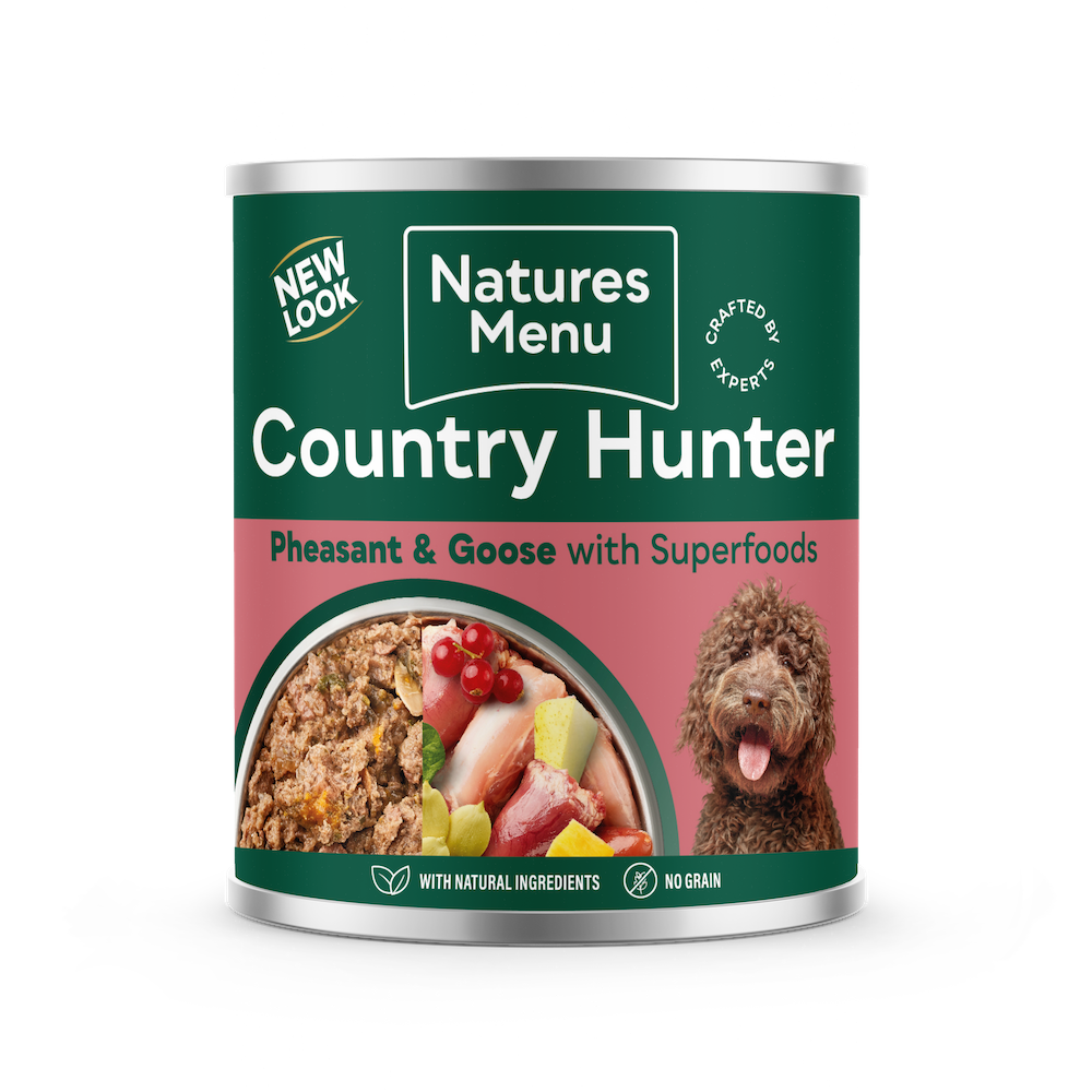 Natures Menu Dog - Country Hunter Cans Pheasant & Goose with Superfoods 6x600g